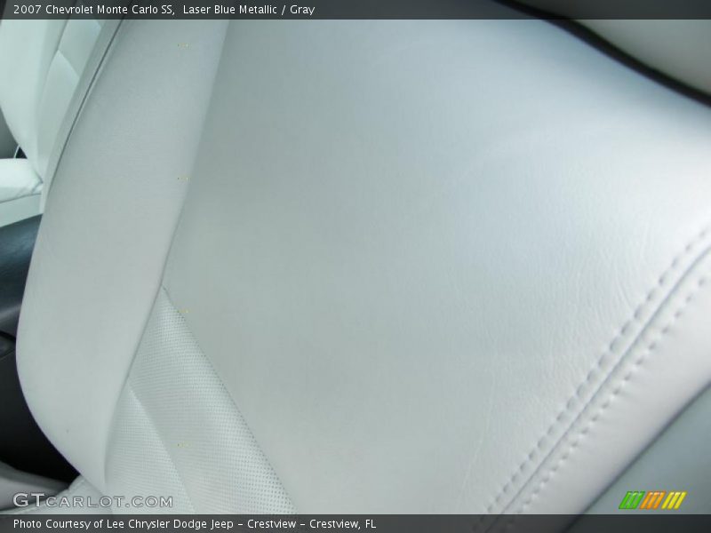 Laser Blue Metallic / Gray 2007 Chevrolet Monte Carlo SS