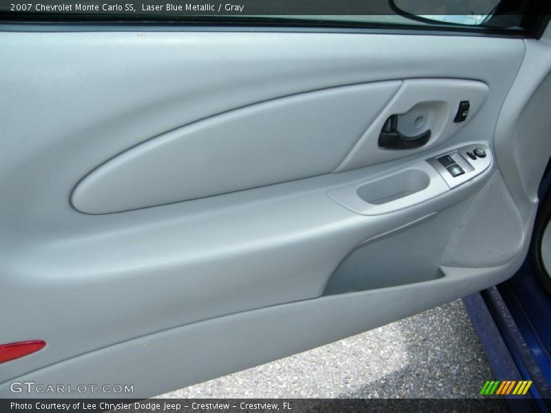 Laser Blue Metallic / Gray 2007 Chevrolet Monte Carlo SS