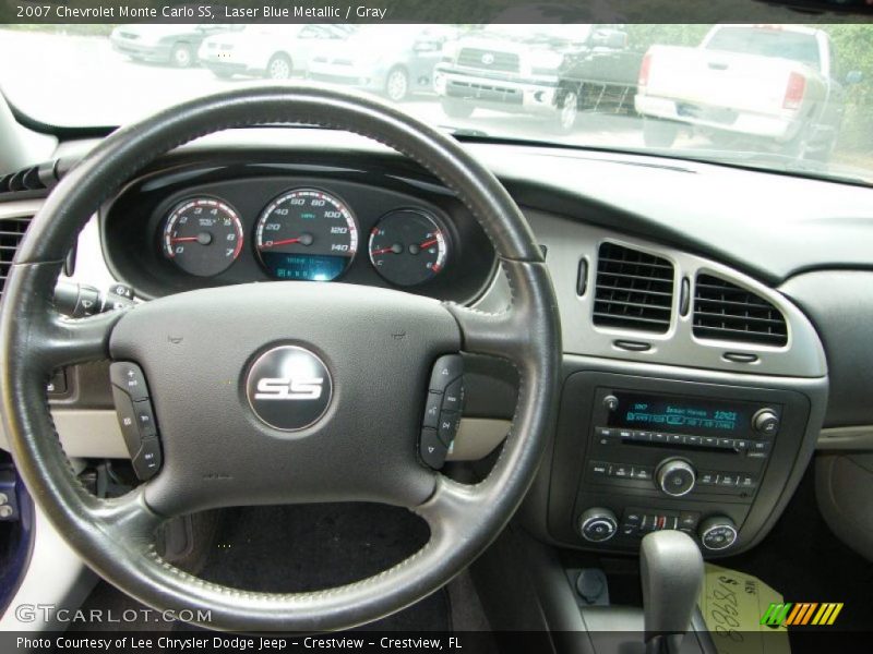 Laser Blue Metallic / Gray 2007 Chevrolet Monte Carlo SS