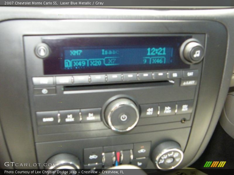 Laser Blue Metallic / Gray 2007 Chevrolet Monte Carlo SS