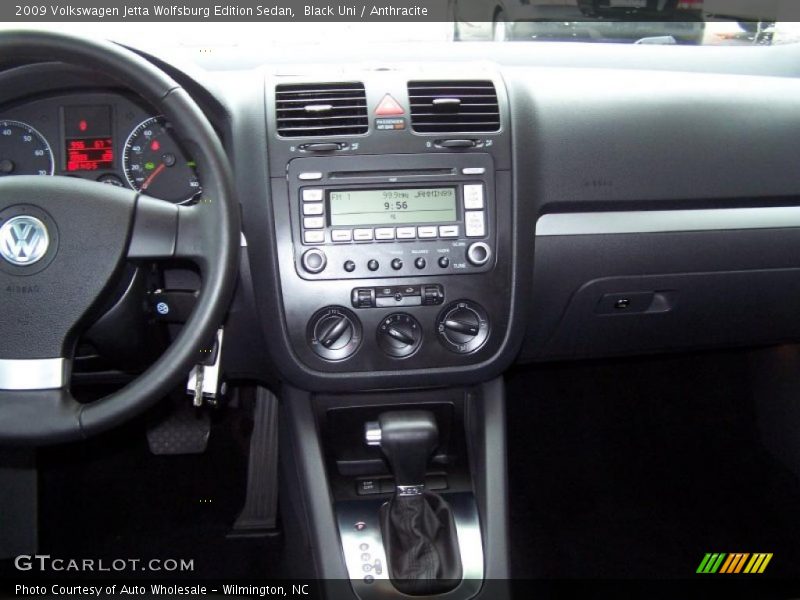 Black Uni / Anthracite 2009 Volkswagen Jetta Wolfsburg Edition Sedan