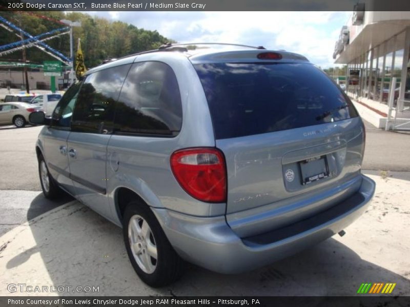 Butane Blue Pearl / Medium Slate Gray 2005 Dodge Caravan SXT