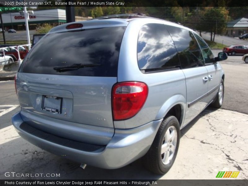 Butane Blue Pearl / Medium Slate Gray 2005 Dodge Caravan SXT