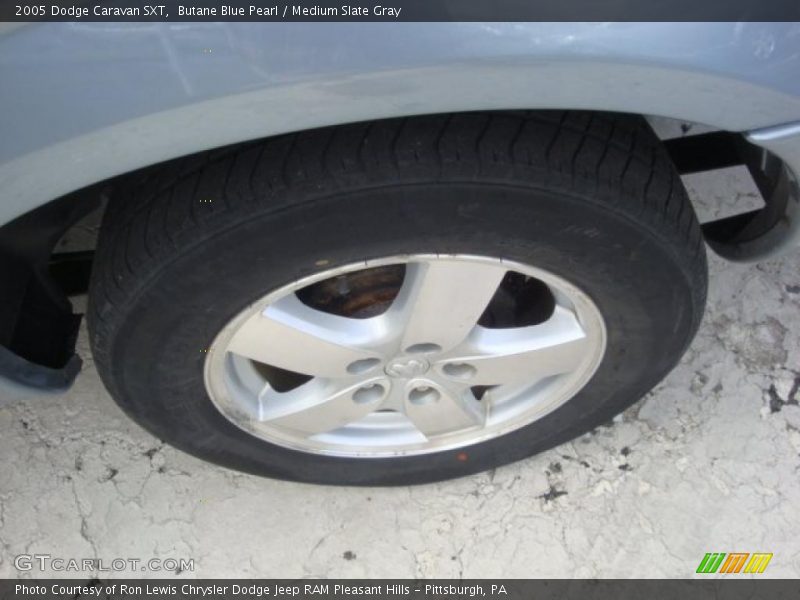 Butane Blue Pearl / Medium Slate Gray 2005 Dodge Caravan SXT