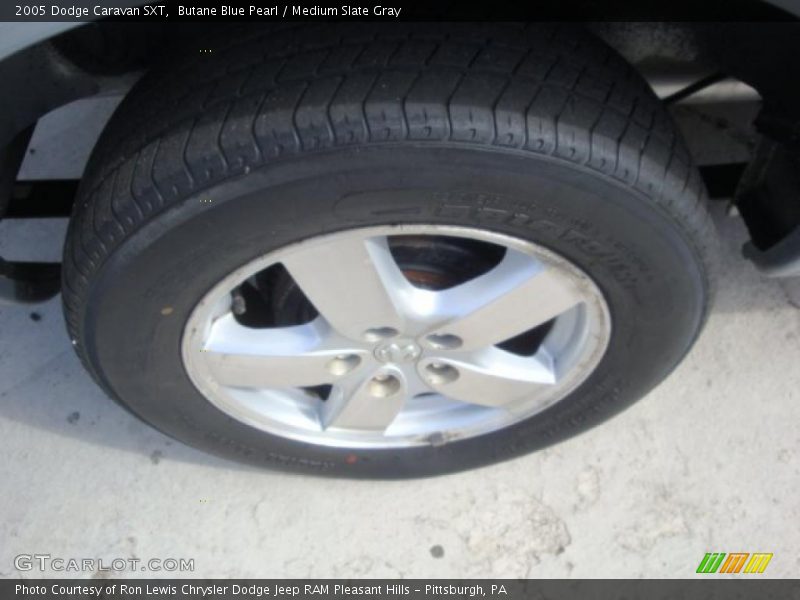 Butane Blue Pearl / Medium Slate Gray 2005 Dodge Caravan SXT