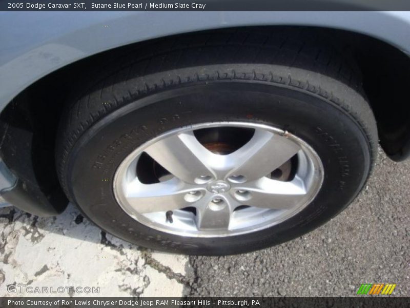 Butane Blue Pearl / Medium Slate Gray 2005 Dodge Caravan SXT