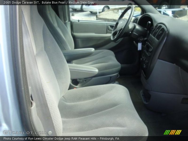 Butane Blue Pearl / Medium Slate Gray 2005 Dodge Caravan SXT