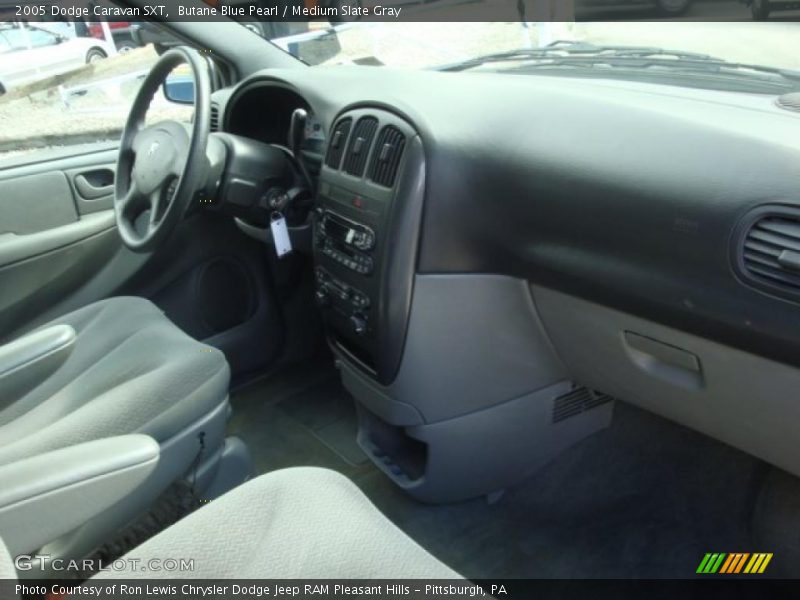 Butane Blue Pearl / Medium Slate Gray 2005 Dodge Caravan SXT