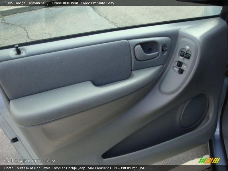 Butane Blue Pearl / Medium Slate Gray 2005 Dodge Caravan SXT