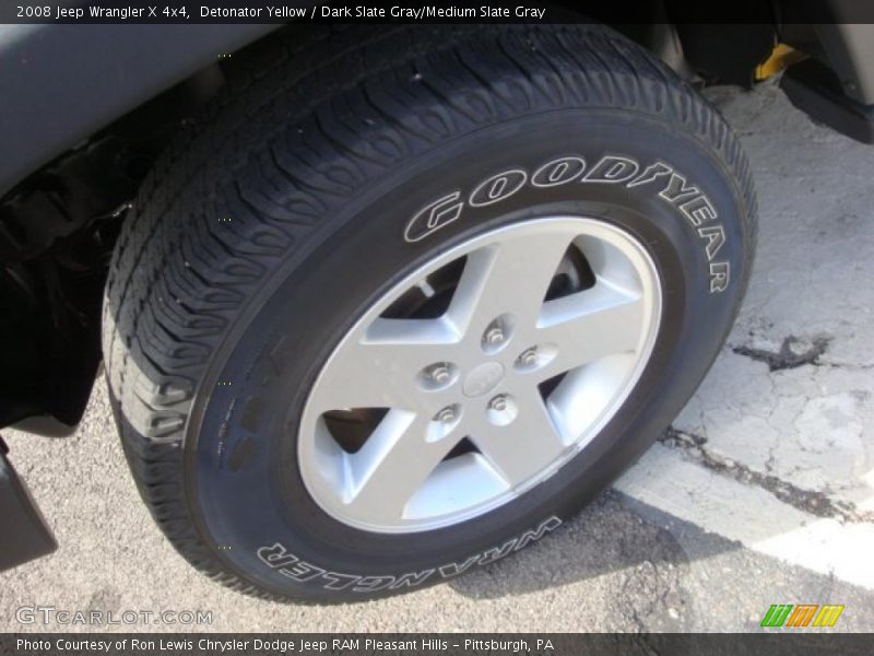 Detonator Yellow / Dark Slate Gray/Medium Slate Gray 2008 Jeep Wrangler X 4x4