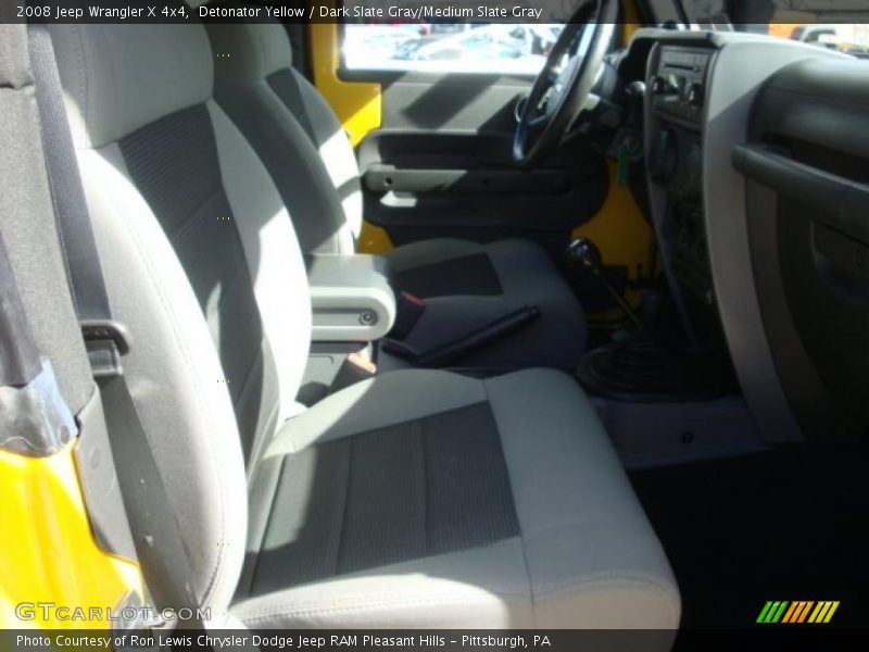 Detonator Yellow / Dark Slate Gray/Medium Slate Gray 2008 Jeep Wrangler X 4x4