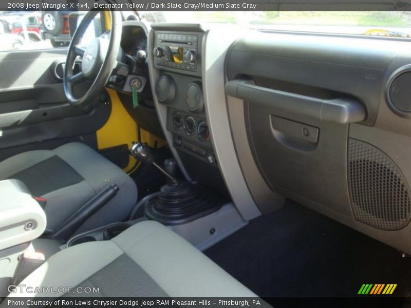 Detonator Yellow / Dark Slate Gray/Medium Slate Gray 2008 Jeep Wrangler X 4x4