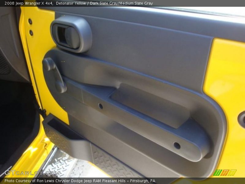 Detonator Yellow / Dark Slate Gray/Medium Slate Gray 2008 Jeep Wrangler X 4x4