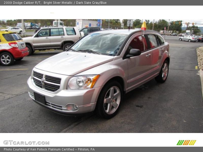 Bright Silver Metallic / Dark Slate Gray/Blue 2009 Dodge Caliber R/T
