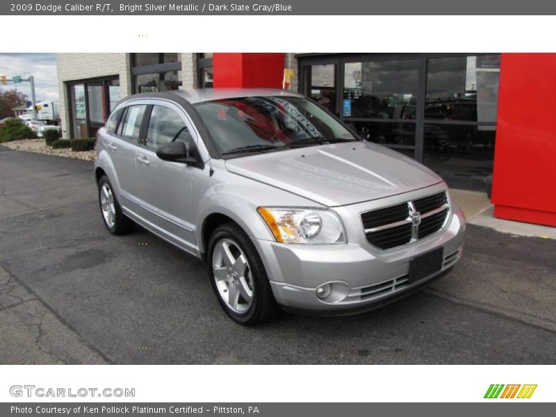 Bright Silver Metallic / Dark Slate Gray/Blue 2009 Dodge Caliber R/T