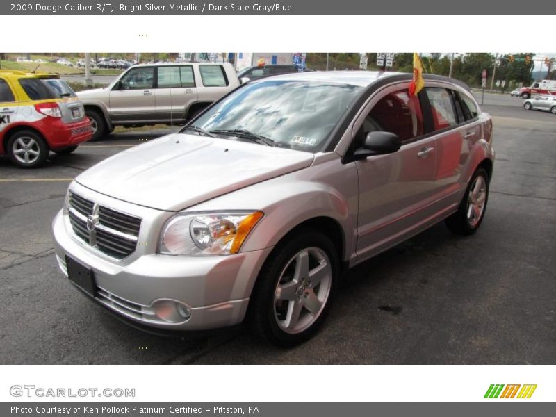 Bright Silver Metallic / Dark Slate Gray/Blue 2009 Dodge Caliber R/T