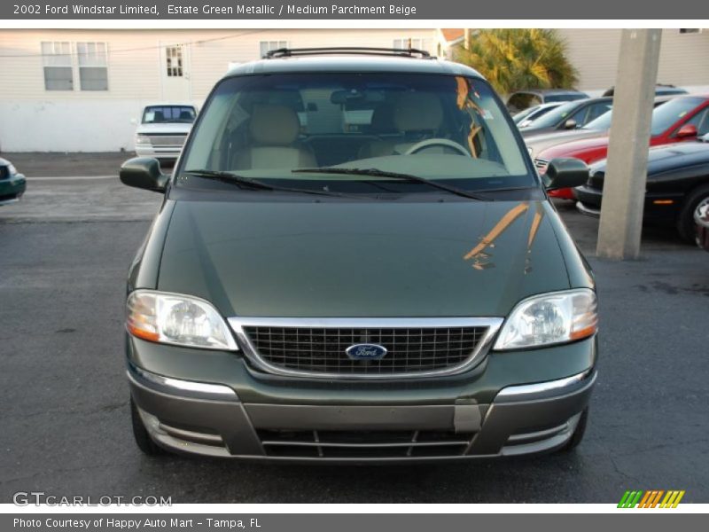 Estate Green Metallic / Medium Parchment Beige 2002 Ford Windstar Limited