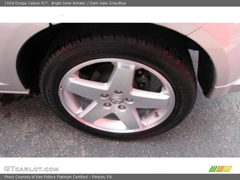 Bright Silver Metallic / Dark Slate Gray/Blue 2009 Dodge Caliber R/T
