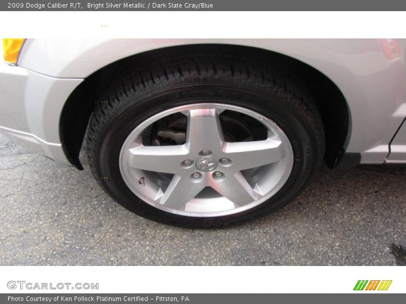 Bright Silver Metallic / Dark Slate Gray/Blue 2009 Dodge Caliber R/T