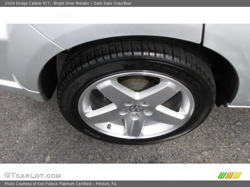 Bright Silver Metallic / Dark Slate Gray/Blue 2009 Dodge Caliber R/T