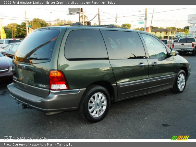 Estate Green Metallic / Medium Parchment Beige 2002 Ford Windstar Limited