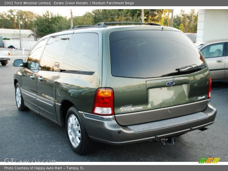 Estate Green Metallic / Medium Parchment Beige 2002 Ford Windstar Limited