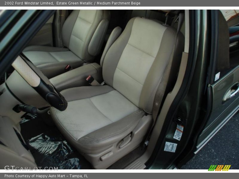 Estate Green Metallic / Medium Parchment Beige 2002 Ford Windstar Limited