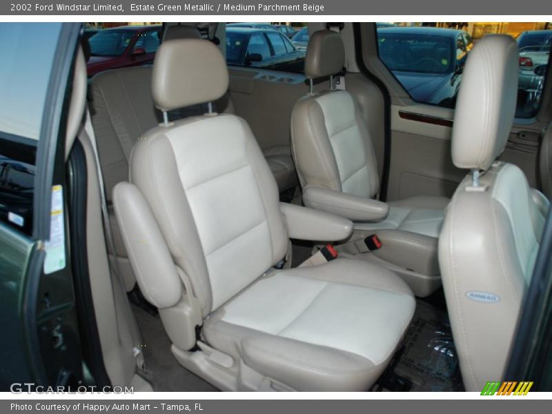 Estate Green Metallic / Medium Parchment Beige 2002 Ford Windstar Limited