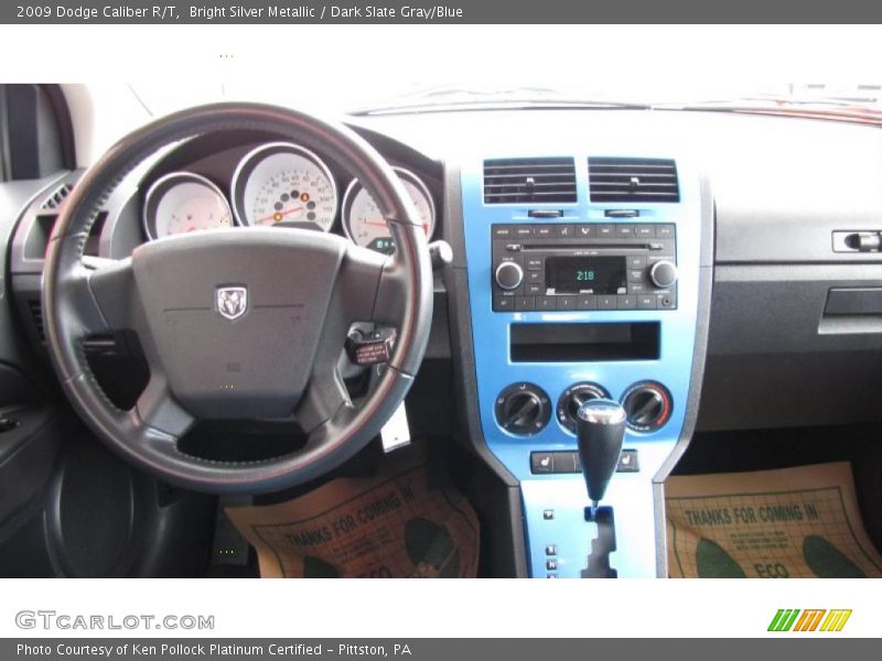 Bright Silver Metallic / Dark Slate Gray/Blue 2009 Dodge Caliber R/T