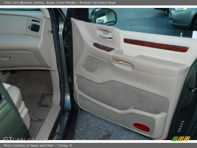 Estate Green Metallic / Medium Parchment Beige 2002 Ford Windstar Limited