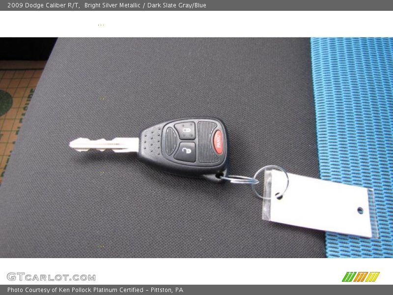 Bright Silver Metallic / Dark Slate Gray/Blue 2009 Dodge Caliber R/T
