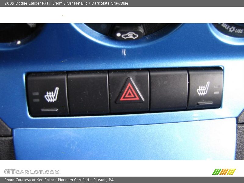 Bright Silver Metallic / Dark Slate Gray/Blue 2009 Dodge Caliber R/T