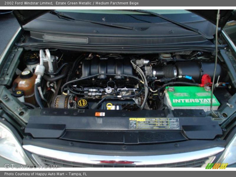 Estate Green Metallic / Medium Parchment Beige 2002 Ford Windstar Limited