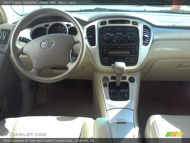 Black / Ivory 2005 Toyota Highlander Limited 4WD