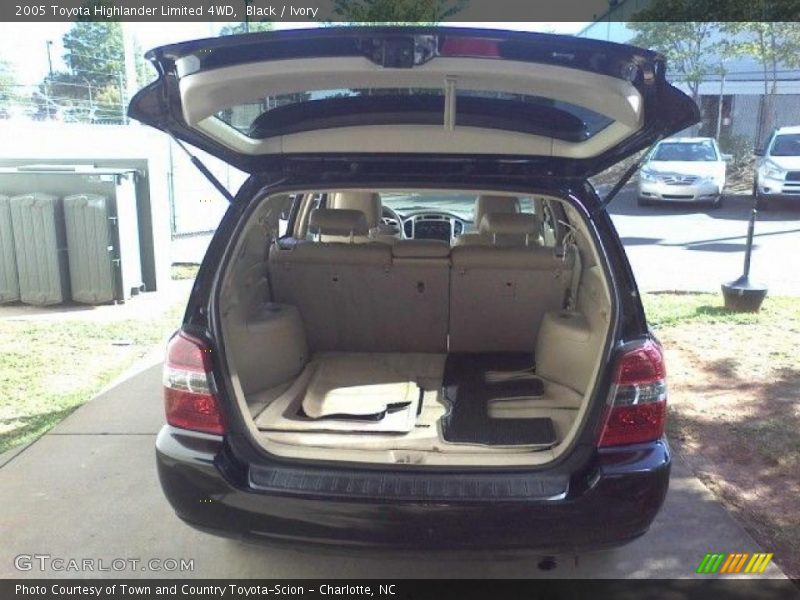 Black / Ivory 2005 Toyota Highlander Limited 4WD