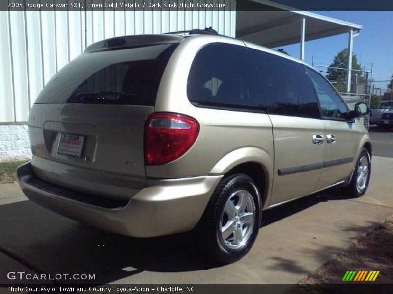 Linen Gold Metallic / Dark Khaki/Light Graystone 2005 Dodge Caravan SXT