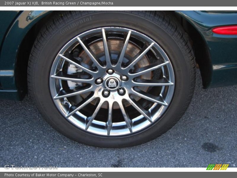 British Racing Green / Champagne/Mocha 2007 Jaguar XJ XJ8