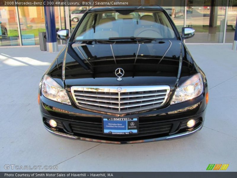 Black / Savanna/Cashmere 2008 Mercedes-Benz C 300 4Matic Luxury