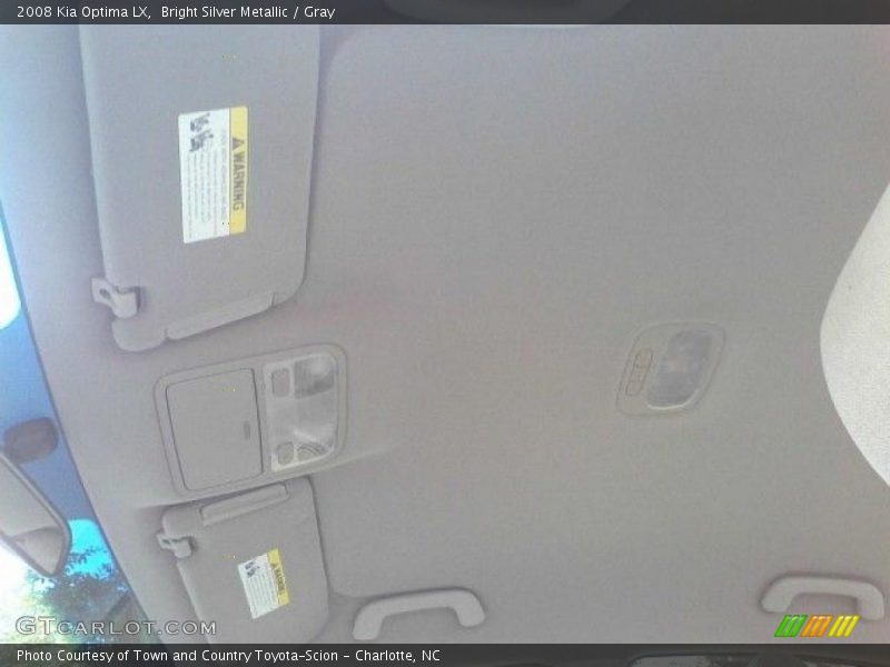 Bright Silver Metallic / Gray 2008 Kia Optima LX