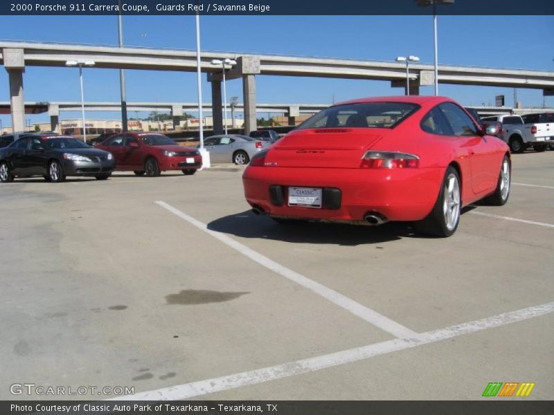 Guards Red / Savanna Beige 2000 Porsche 911 Carrera Coupe