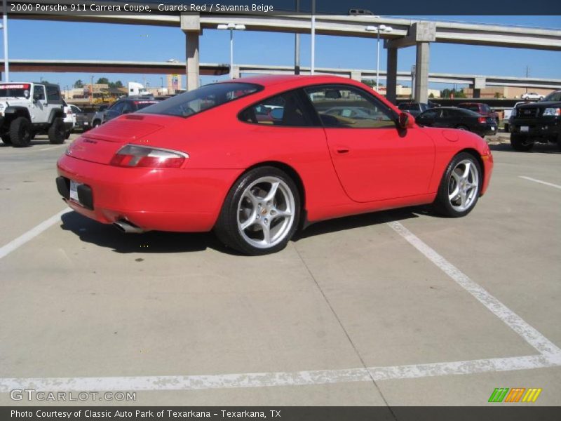 Guards Red / Savanna Beige 2000 Porsche 911 Carrera Coupe