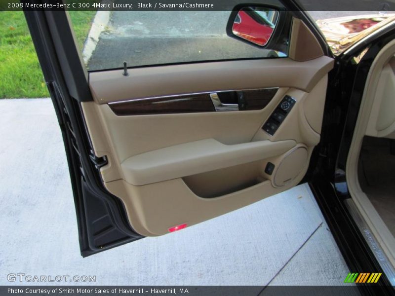 Black / Savanna/Cashmere 2008 Mercedes-Benz C 300 4Matic Luxury