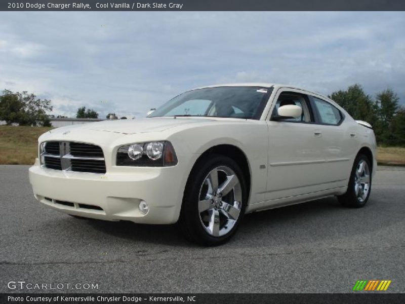 Cool Vanilla / Dark Slate Gray 2010 Dodge Charger Rallye