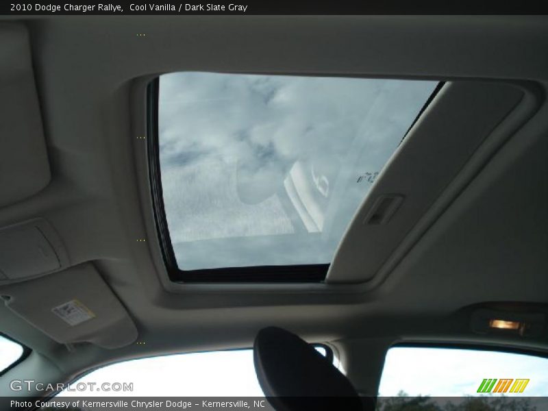 Cool Vanilla / Dark Slate Gray 2010 Dodge Charger Rallye