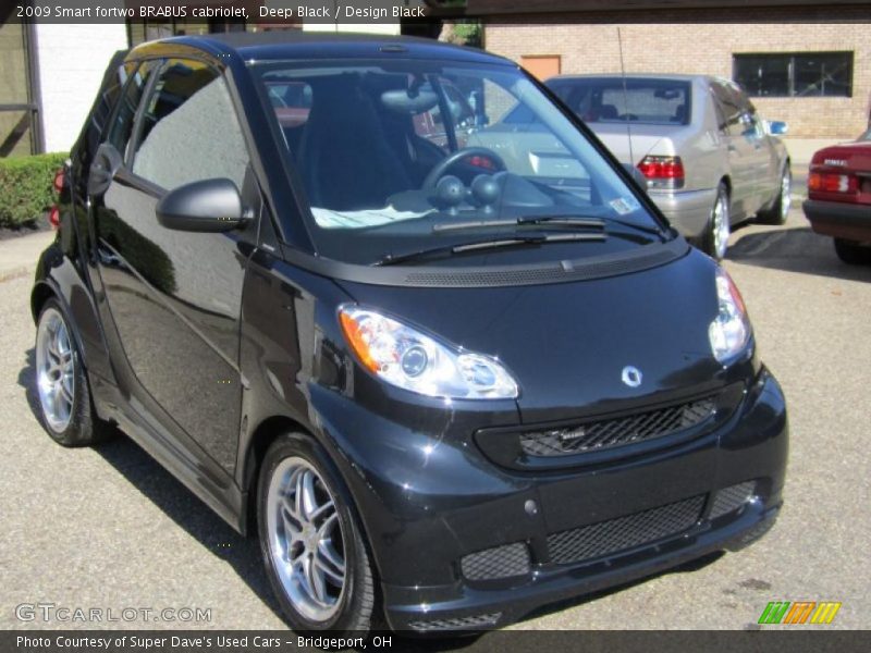 Deep Black / Design Black 2009 Smart fortwo BRABUS cabriolet