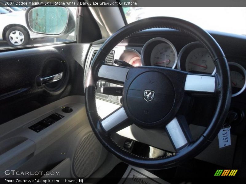 Stone White / Dark Slate Gray/Light Graystone 2007 Dodge Magnum SXT