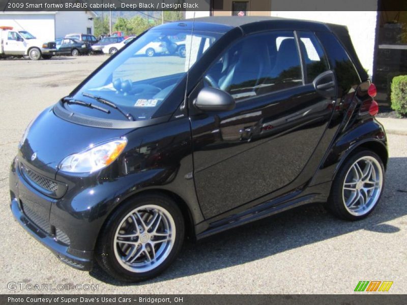 Deep Black / Design Black 2009 Smart fortwo BRABUS cabriolet