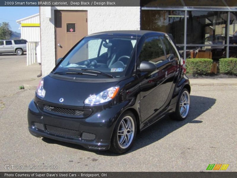 Deep Black / Design Black 2009 Smart fortwo BRABUS cabriolet
