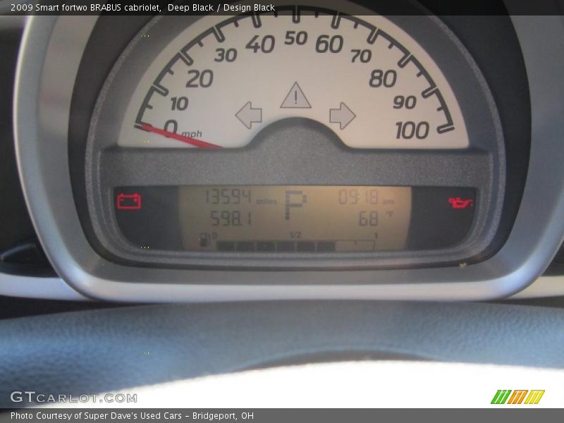 Deep Black / Design Black 2009 Smart fortwo BRABUS cabriolet