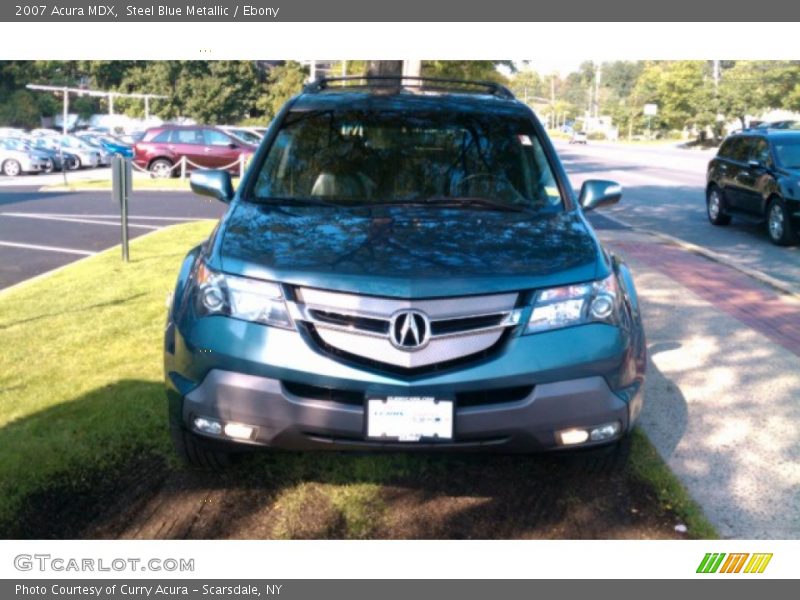 Steel Blue Metallic / Ebony 2007 Acura MDX